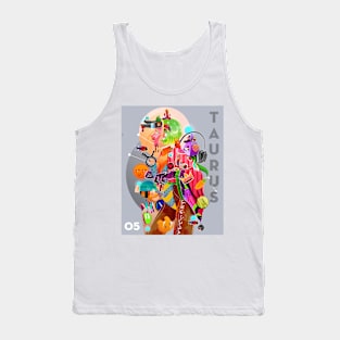 Taurus Zodiac Sign Tank Top